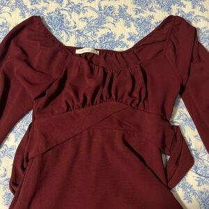 Brand new burgundy dress